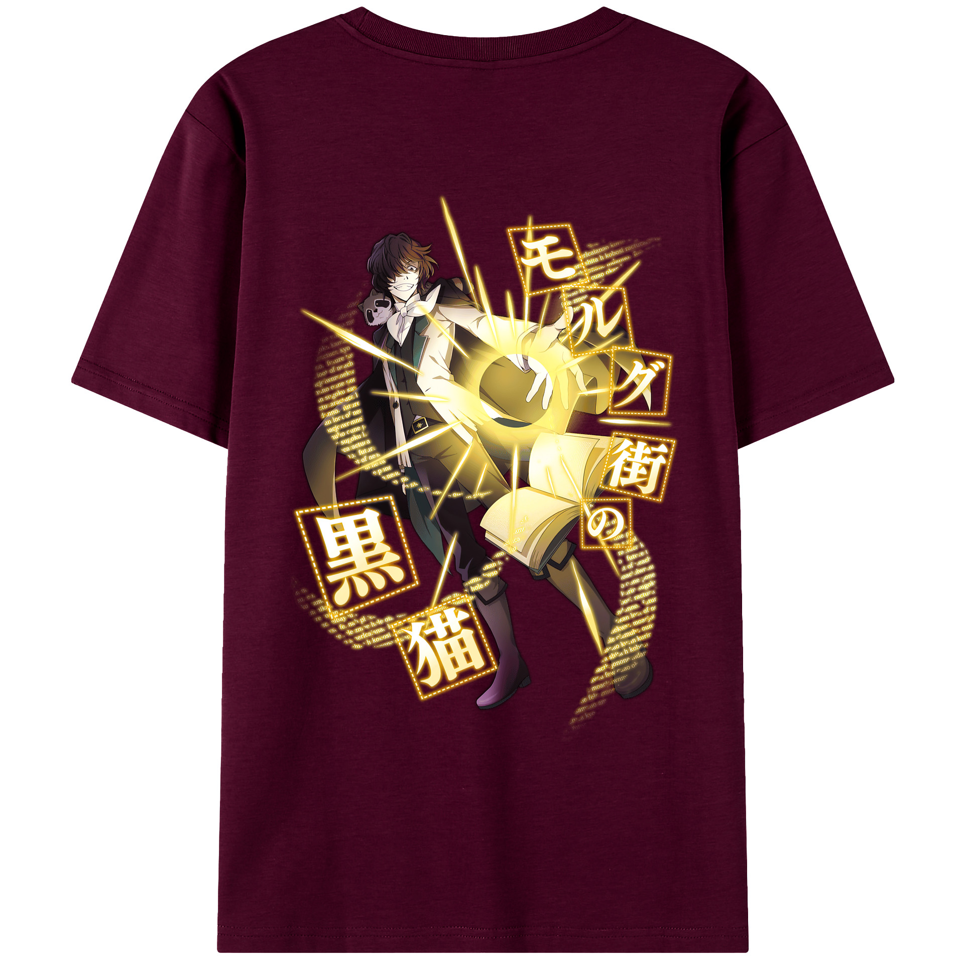 （画像用） 文豪ストレイドッグス Bungo Stray Dogs レディース半袖Tシャツ(バックプリント)